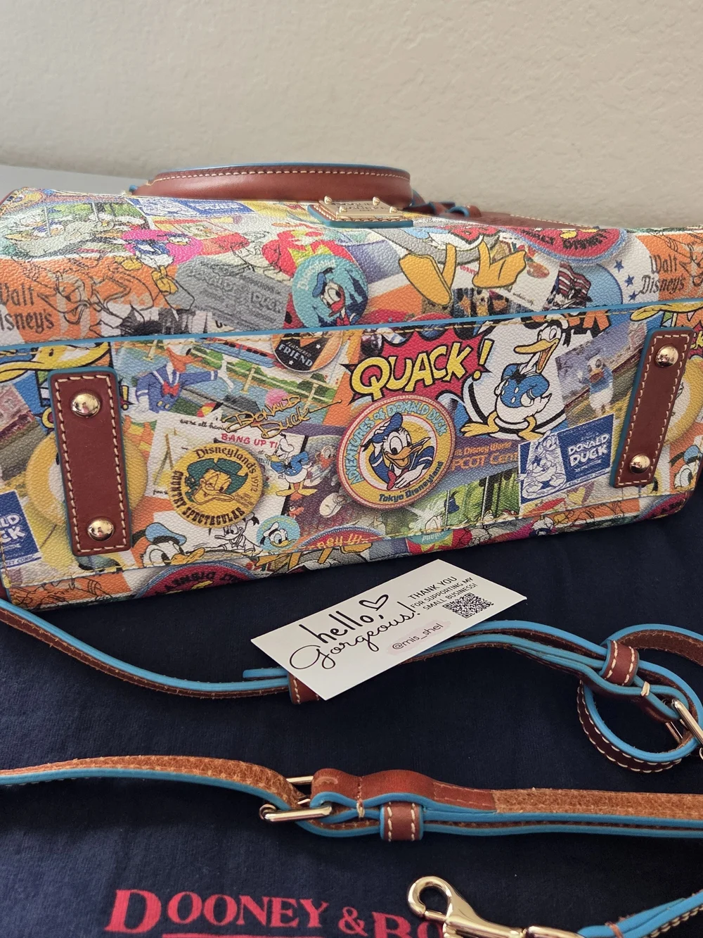 Dooney & Bourke Donald Duck 90th-Anniversary Dooney & Bourke Collection